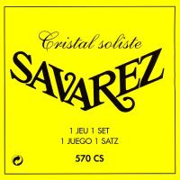 570CS Cristal Soliste РљРѕРјРїР»РµРєС‚ СЃС‚СЂСѓРЅ РґР»СЏ РєР»Р°СЃСЃРёС‡РµСЃРєРѕР№ РіРёС‚Р°СЂС‹, РїРѕСЃРµСЂРµР±СЂРµРЅРЅС‹Рµ, СЃРёР»СЊРЅРѕРµ РЅР°С‚СЏР¶, Savarez