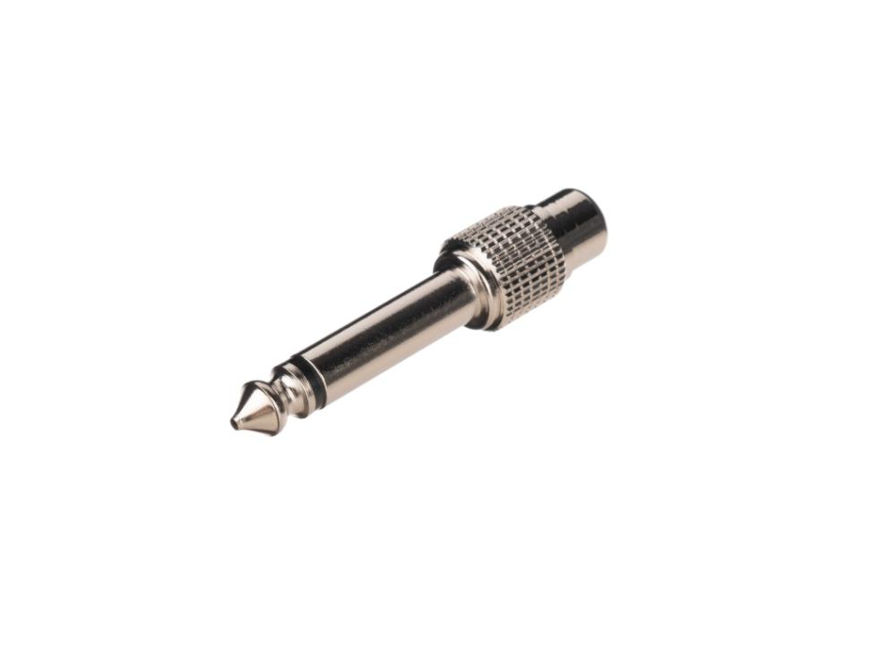 CC301 РџРµСЂРµС…РѕРґРЅРёРє (СЂР°Р·СЉРµРј РїРµСЂРµС…РѕРґРЅРѕР№) 1/4" (6,35РјРј), РјРѕРЅРѕ, С€С‚РµРєРµСЂ - RCA, РіРЅРµР·РґРѕ, Soundking