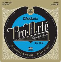 EJ46C COMPOSITE PRO ARTE РЎС‚СЂСѓРЅС‹ РґР»СЏ РєР»Р°СЃСЃРёС‡РµСЃРєРѕР№ РіРёС‚Р°СЂС‹ РЅРµР№Р»РѕРЅРѕРІС‹Рµ/РєРѕРјРїРѕР·РёС‚РЅС‹Рµ Hard D`Addario