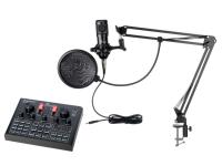 V9Xpro+BM800 РќР°Р±РѕСЂ РґР»СЏ СЃС‚СЂРёРјР°, РєРѕРЅС„РµСЂРµРЅС†РёР№, РёРіСЂРѕРІРѕР№, СЃС‚СѓРґРёР№РЅС‹Р№ (РјРёРєСЂРѕС„РѕРЅ, Р·РІСѓРєРѕРІР°СЏ РєР°СЂС‚Р°), Foix