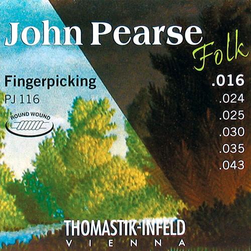 PJ116 John Pearse РљРѕРјРїР»РµРєС‚ СЃС‚СЂСѓРЅ РґР»СЏ Р°РєСѓСЃС‚РёС‡РµСЃРєРѕР№ РіРёС‚Р°СЂС‹, РЅРµР№Р»РѕРЅ, 016-043, Thomastik