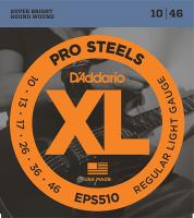 EPS510 XL PRO STEEL РЎС‚СЂСѓРЅС‹ РґР»СЏ СЌР»РµРєС‚СЂРѕРіРёС‚Р°СЂС‹ Regular Light 10-46 D`Addario
