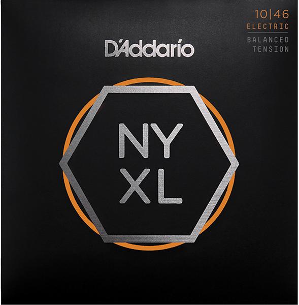 NYXL1046BT NYXL РљРѕРјРїР»РµРєС‚ СЃС‚СЂСѓРЅ РґР»СЏ СЌР»РµРєС‚СЂРѕРіРёС‚Р°СЂС‹, Regular Light, 10-46, D'Addario