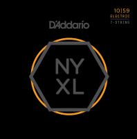 NYXL1059 NYXL РљРѕРјРїР»РµРєС‚ СЃС‚СЂСѓРЅ РґР»СЏ 7-СЃС‚СЂСѓРЅРЅРѕР№ СЌР»РµРєС‚СЂРѕРіРёС‚Р°СЂС‹, Regular Light, 10-59, D'Addario