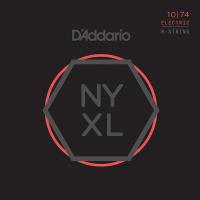 NYXL1074 NYXL РљРѕРјРїР»РµРєС‚ СЃС‚СЂСѓРЅ РґР»СЏ 8-СЃС‚СЂСѓРЅРЅРѕР№ СЌР»РµРєС‚СЂРѕРіРёС‚Р°СЂС‹, LTop/HBottom, 10-74, D'Addario