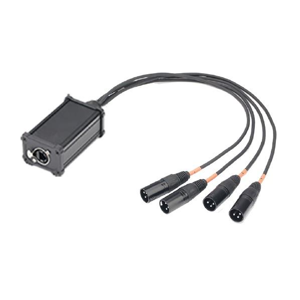 CXA031 DMX РєР°Р±РµР»СЊ, 4С…XLR(3p)male - RJ-45, Soundking