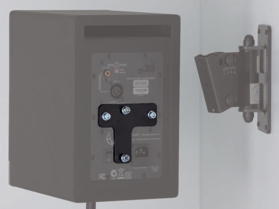 SC-Adapter РђРґР°РїС‚РµСЂ РєСЂРµРїР»РµРЅРёСЏ РЅР° СЃС‚РµРЅСѓ KM 24471 РґР»СЏ РјРѕРЅРёС‚РѕСЂРѕРІ SC204/205, Eve Audio