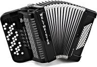 Romance602-II-72/60-BK Romance 602 РђРєРєРѕСЂРґРµРѕРЅ РєРЅРѕРїРѕС‡РЅС‹Р№ 60/72/II/3, С‡РµСЂРЅС‹Р№, Weltmeister