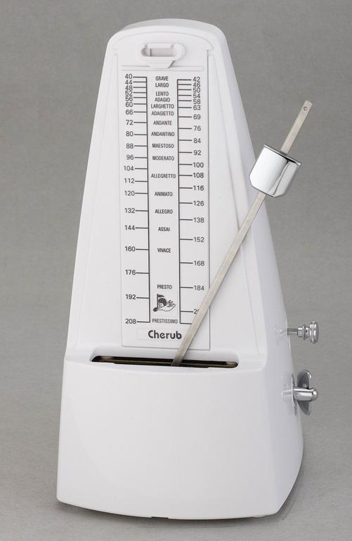 WSM-330WH РњРµС‚СЂРѕРЅРѕРј РјРµС…Р°РЅРёС‡РµСЃРєРёР№ Р±РµР»С‹Р№ Cherub