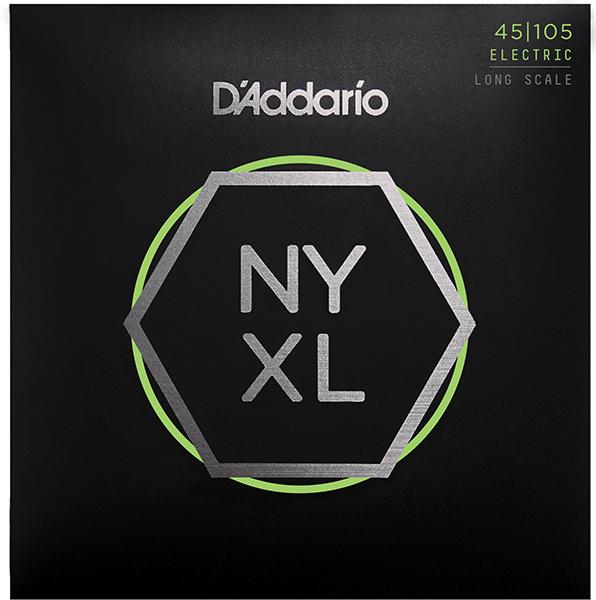 NYXL45105 NYXL РљРѕРјРїР»РµРєС‚ СЃС‚СЂСѓРЅ РґР»СЏ Р±Р°СЃ-РіРёС‚Р°СЂС‹, Long Scale, L Top/Med Bottom, 45-105, D'Addario