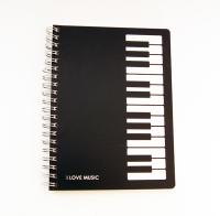HY-A016 Р—Р°РїРёСЃРЅР°СЏ РєРЅРёР¶РєР° СЃСѓРІРµРЅРёСЂРЅР°СЏ I LOVE MUSIC, Rin