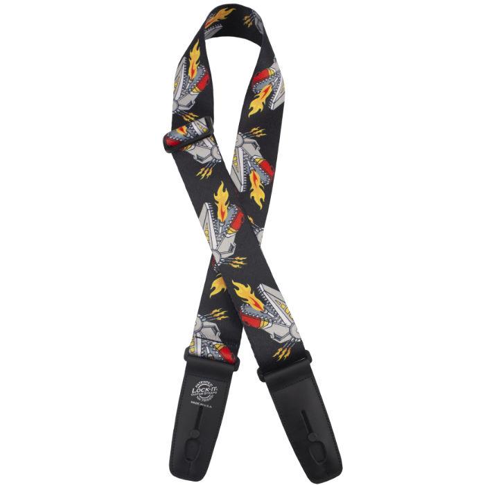 LIS-104-S13 Poly Plush Series Р РµРјРµРЅСЊ РґР»СЏ РіРёС‚Р°СЂС‹ СЃ Р±Р»РѕРєРёСЂРѕРІРєРѕР№, Lock-It Straps, D'Andrea