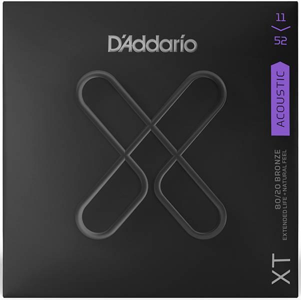 XTABR1152 XT РљРѕРјРїР»РµРєС‚ СЃС‚СЂСѓРЅ РґР»СЏ Р°РєСѓСЃС‚РёС‡РµСЃРєРѕР№ РіРёС‚Р°СЂС‹, Р±СЂРѕРЅР·Р° 80/20, 11-52, СЃ РїРѕРєСЂС‹С‚РёРµРј, D'Addario