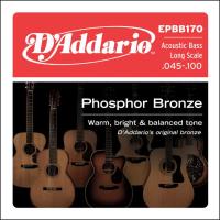 EPBB170 Phosphor Bronze РљРѕРјРїР»РµРєС‚ СЃС‚СЂСѓРЅ РґР»СЏ Р°РєСѓСЃС‚РёС‡РµСЃРєРѕР№ Р±Р°СЃ-РіРёС‚Р°СЂС‹, С„/Р±СЂ, Long Sc, 45-100, D'Addario
