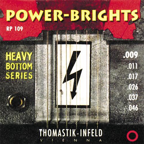 RP109 Power-Brights Heavy Bottom РљРѕРјРїР»РµРєС‚ СЃС‚СЂСѓРЅ РґР»СЏ СЌР»РµРєС‚СЂРѕРіРёС‚Р°СЂС‹, 9-46, Thomastik