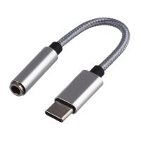 00-00027481 РџРµСЂРµС…РѕРґРЅРёРє AUX 3.5РјРј (f)-Type-C (m), 0.1Рј РџР’РҐ Р±РµР»С‹Р№, GoPower