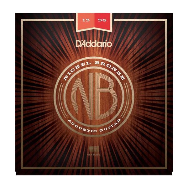 NB1356 Nickel Bronze РљРѕРјРїР»РµРєС‚ СЃС‚СЂСѓРЅ РґР»СЏ Р°РєСѓСЃС‚РёС‡РµСЃРєРѕР№ РіРёС‚Р°СЂС‹, Medium, 13-56, D'Addario