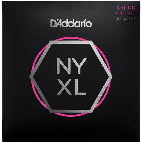 NYXL45100 NYXL РљРѕРјРїР»РµРєС‚ СЃС‚СЂСѓРЅ РґР»СЏ Р±Р°СЃ-РіРёС‚Р°СЂС‹, Long Scale, Regular Light, 45-100, D'Addario