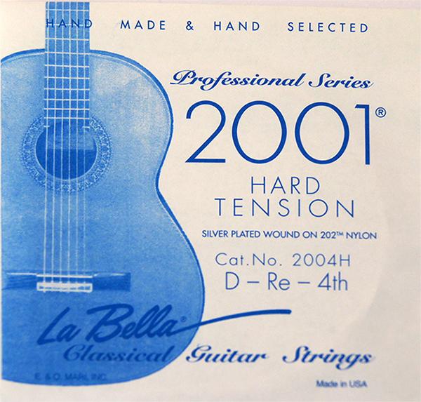 2004H РћС‚РґРµР»СЊРЅР°СЏ 4-СЏ СЃС‚СЂСѓРЅР° РґР»СЏ РіРёС‚Р°СЂС‹ РїРѕСЃРµСЂРµР±СЂРµРЅР°СЏ La Bella