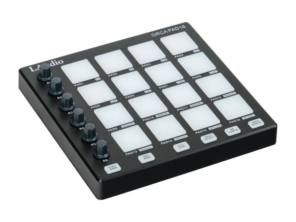 ORCA-PAD16 MIDI РїСЌРґ-РєРѕРЅС‚СЂРѕР»Р»РµСЂ, 16 РїСЌРґРѕРІ, LAudio