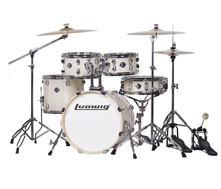 LC196-2 Accent Pro Р‘Р°СЂР°Р±Р°РЅРЅР°СЏ СѓСЃС‚Р°РЅРѕРІРєР°, Р±РµР»Р°СЏ, 2 РєРѕСЂРѕР±РєРё, Ludwig