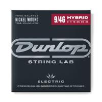 DEN0946 РљРѕРјРїР»РµРєС‚ СЃС‚СЂСѓРЅ РґР»СЏ СЌР»РµРєС‚СЂРѕРіРёС‚Р°СЂС‹, РЅРёРєРµР»РёСЂРѕРІР°РЅРЅС‹Рµ, Light/Heavy, 9-46, Dunlop