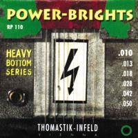 RP110 Power-Brights Heavy Bottom РљРѕРјРїР»РµРєС‚ СЃС‚СЂСѓРЅ РґР»СЏ СЌР»РµРєС‚СЂРѕРіРёС‚Р°СЂС‹, 10-50, Thomastik