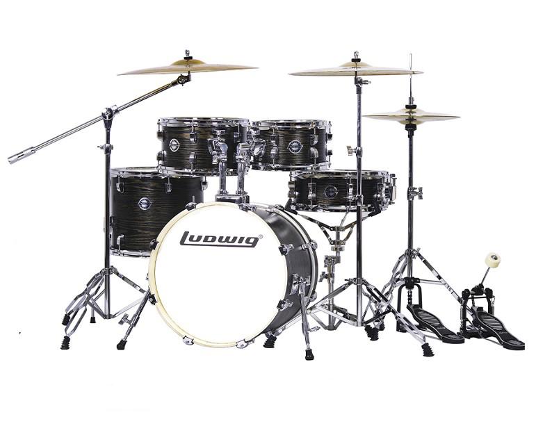 LC197-1 Accent Pro Р‘Р°СЂР°Р±Р°РЅРЅР°СЏ СѓСЃС‚Р°РЅРѕРІРєР°, С‡РµСЂРЅР°СЏ, 2 РєРѕСЂРѕР±РєРё, Ludwig