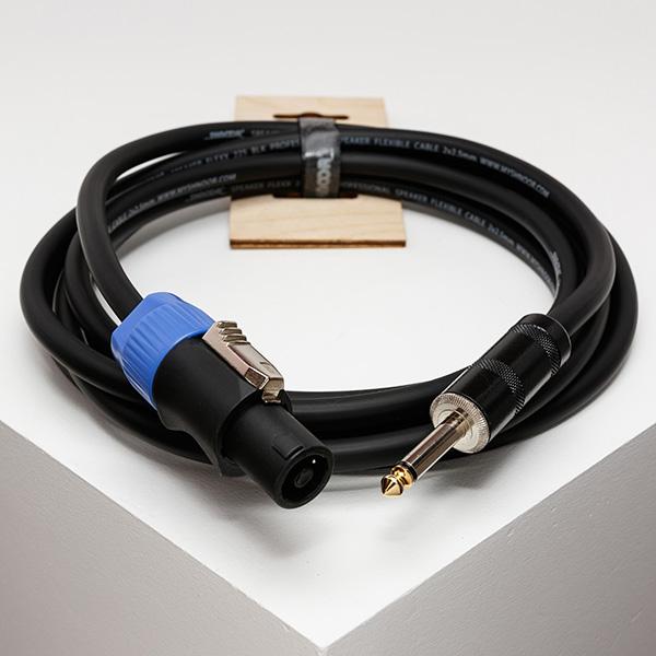 SC225-SPPJ-1m РљР°Р±РµР»СЊ РґР»СЏ РіРёС‚Р°СЂРЅРѕРіРѕ СѓСЃРёР»РёС‚РµР»СЏ, 2С…2,5РјРј, Speakon-Powerjack, 1Рј, SHNOOR