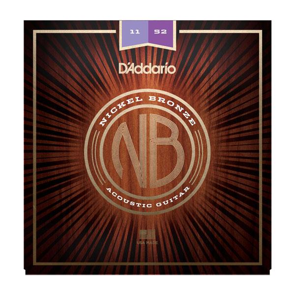 NB1152 Nickel Bronze РљРѕРјРїР»РµРєС‚ СЃС‚СЂСѓРЅ РґР»СЏ Р°РєСѓСЃС‚РёС‡РµСЃРєРѕР№ РіРёС‚Р°СЂС‹, Custom Light, 11-52, D'Addario