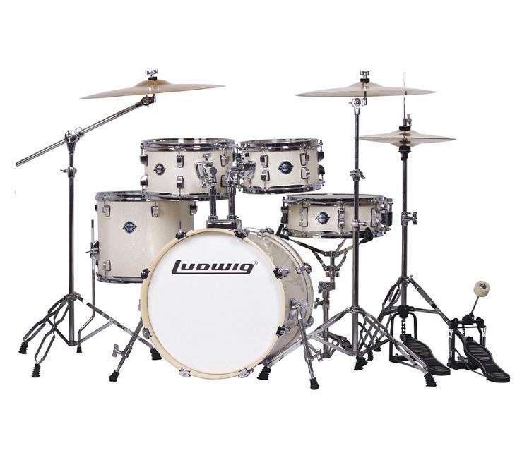 LC197-2 Accent Pro Р‘Р°СЂР°Р±Р°РЅРЅР°СЏ СѓСЃС‚Р°РЅРѕРІРєР°, Р±РµР»Р°СЏ, 2 РєРѕСЂРѕР±РєРё, Ludwig