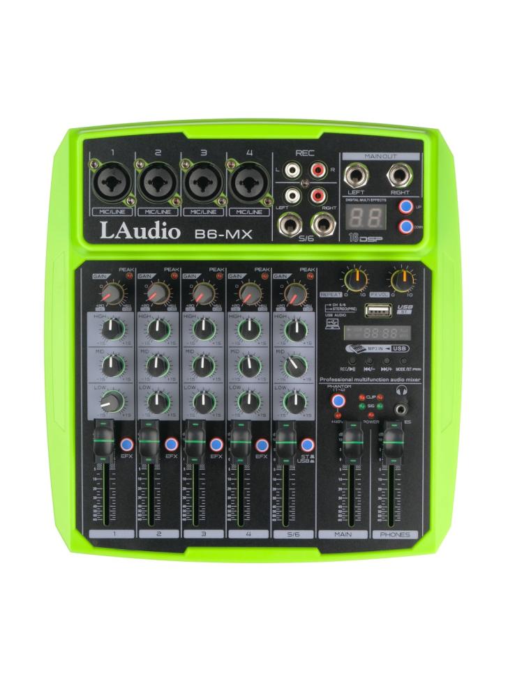 B6-MX РњРёРєС€РµСЂРЅС‹Р№ РїСѓР»СЊС‚, 6 РєР°РЅР°Р»РѕРІ, LAudio