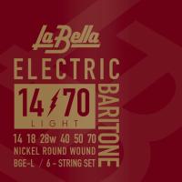 BGE-L РљРѕРјРїР»РµРєС‚ СЃС‚СЂСѓРЅ РґР»СЏ СЌР»РµРєС‚СЂРѕРіРёС‚Р°СЂС‹ Р±Р°СЂРёС‚РѕРЅ, РЅРёРєРµР»РёСЂРѕРІР°РЅРЅС‹Рµ, Light, 14-70, La Bella