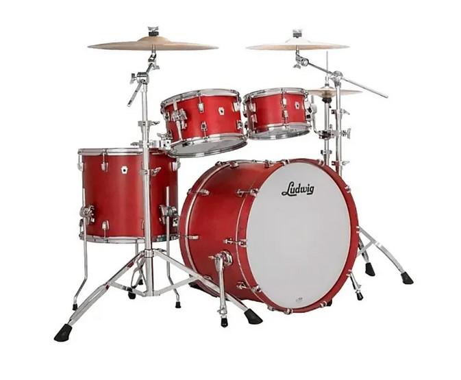 LN34204FTX-PR NeuSonic Rapid Mod2 РќР°Р±РѕСЂ Р±Р°СЂР°Р±Р°РЅРѕРІ, РєСЂР°СЃРЅС‹Р№, Ludwig