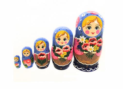 LHM10196 РњР°С‚СЂРµС€РєР° "РњР°РєРѕРІС‹Р№ Р±СѓРєРµС‚" 5 РєСѓРєРѕР»СЊРЅР°СЏ, РҐРѕС…Р»РѕРјР°