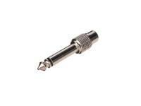 CC301 РџРµСЂРµС…РѕРґРЅРёРє (СЂР°Р·СЉРµРј РїРµСЂРµС…РѕРґРЅРѕР№) 1/4" (6,35РјРј), РјРѕРЅРѕ, С€С‚РµРєРµСЂ - RCA, РіРЅРµР·РґРѕ, Soundking