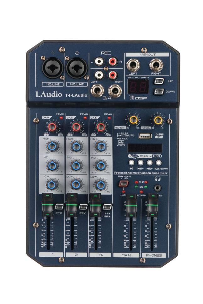 T4-LAudio РњРёРєС€РµСЂРЅС‹Р№ РїСѓР»СЊС‚, 4 РєР°РЅР°Р»Р°, LAudio
