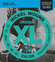 EXL158 XL NICKEL WOUND РЎС‚СЂСѓРЅС‹ РґР»СЏ СЌР»РµРєС‚СЂРѕРіРёС‚Р°СЂС‹ Baritone-Light 13-62 D`Addario