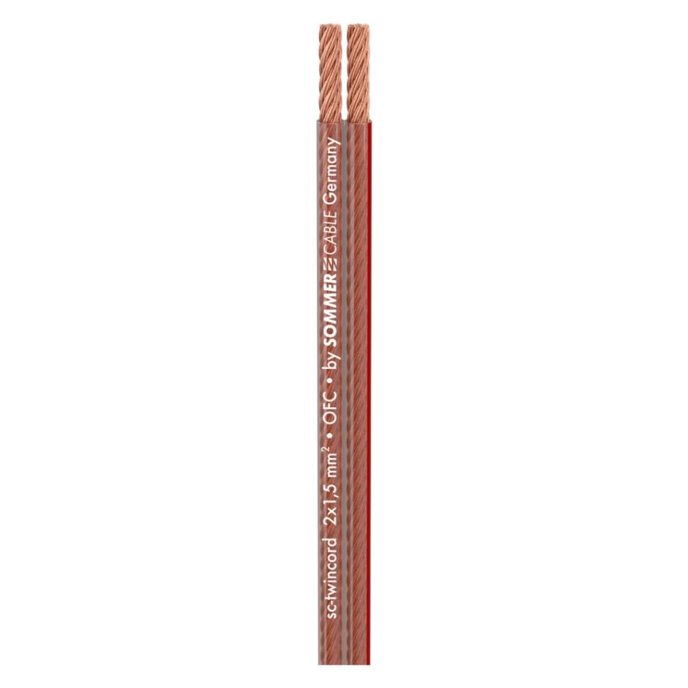 400-0150 SC-Twincord РљР°Р±РµР»СЊ Р°РєСѓСЃС‚РёС‡РµСЃРєРёР№ РїР»РѕСЃРєРёР№, 100Рј, Sommer Cable