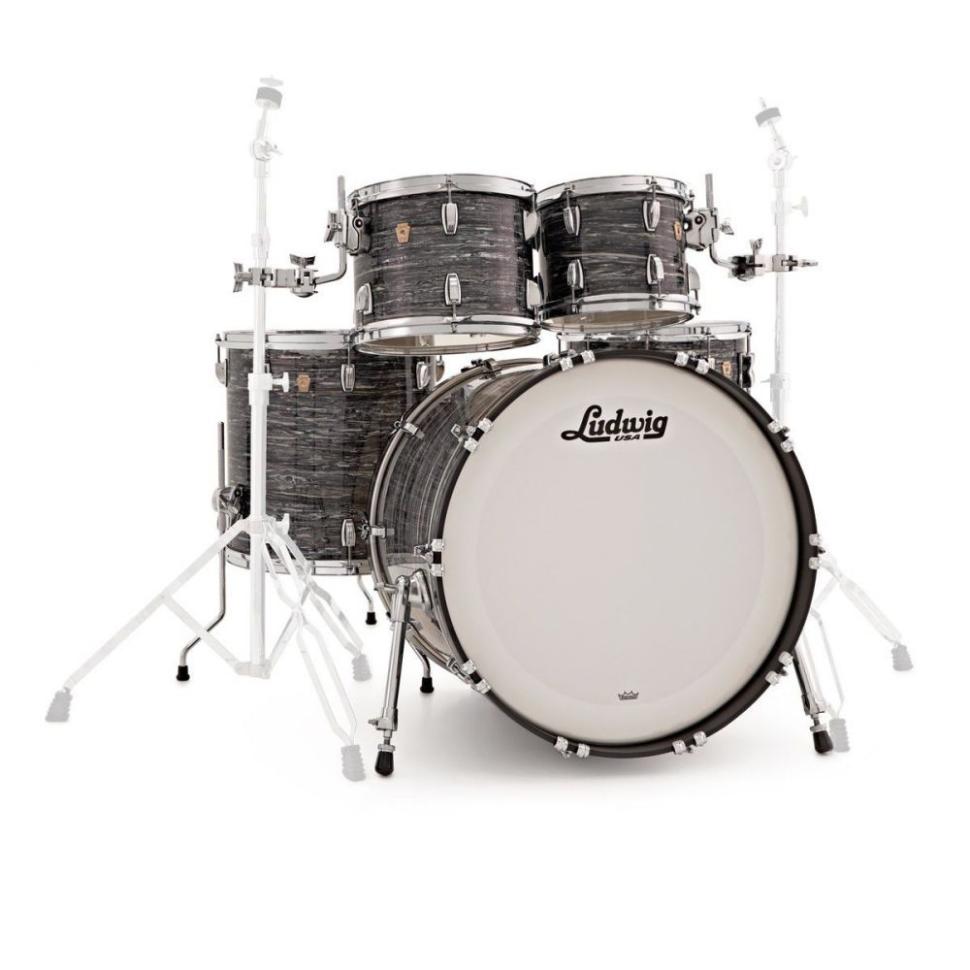 L88204AX1Q Classic Maple MOD РќР°Р±РѕСЂ Р±Р°СЂР°Р±Р°РЅРѕРІ, С‡РµСЂРЅС‹Р№ (3 РєРѕСЂРѕР±РєРё), Ludwig
