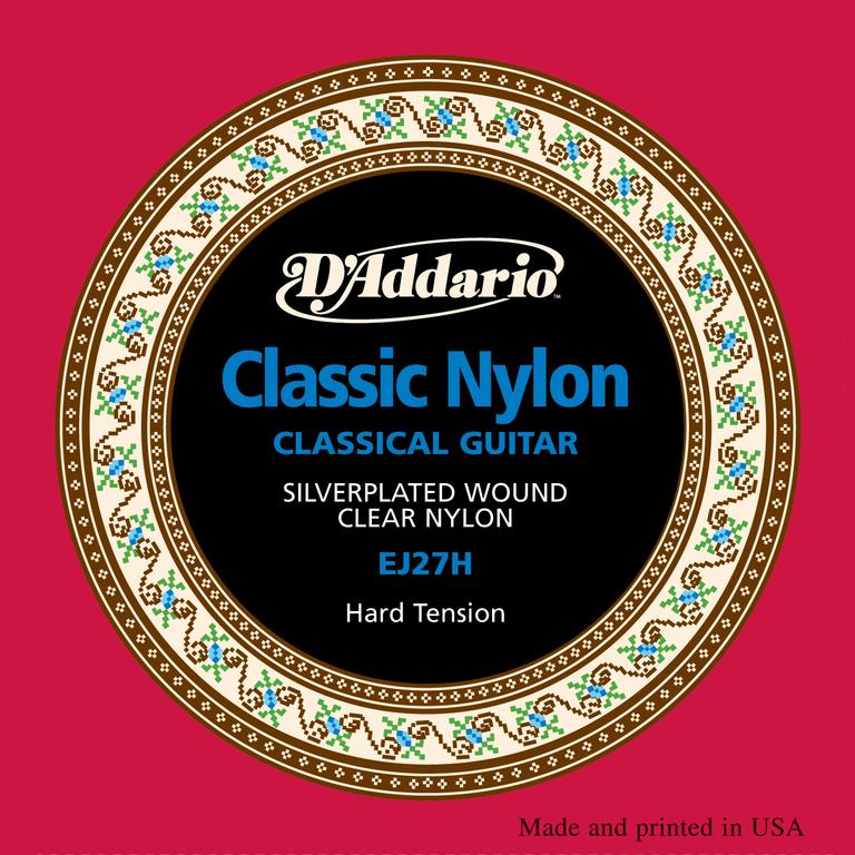 EJ27H  CLASSIC РЎС‚СЂСѓРЅС‹ РґР»СЏ РєР»Р°СЃСЃРёС‡РµСЃРєРѕР№ РіРёС‚Р°СЂС‹ РЅРµР№Р»РѕРЅРѕРІС‹Рµ Student Hard D`Addario