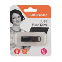 00-00025967 Titan Р¤Р»РµС€-РЅР°РєРѕРїРёС‚РµР»СЊ 64GB USB3.0, РјРµС‚Р°Р»Р», С‡РµСЂРЅС‹Р№ РіСЂР°С„РёС‚, GoPower
