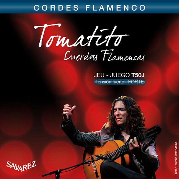 T50J Flamenco Tomatito РљРѕРјРїР»РµРєС‚ СЃС‚СЂСѓРЅ РґР»СЏ РєР»Р°СЃСЃРёС‡РµСЃРєРѕР№ РіРёС‚Р°СЂС‹, СЃРёР»СЊРЅРѕРµ РЅР°С‚СЏР¶РµРЅРёРµ, РїРѕСЃРµСЂРµР±СЂ, Savarez