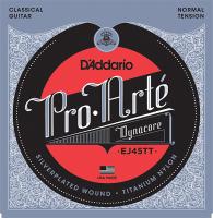 EJ45TT ProArte DynaCore РљРѕРјРїР»РµРєС‚ СЃС‚СЂСѓРЅ РґР»СЏ РєР»Р°СЃСЃРёС‡РµСЃРєРѕР№ РіРёС‚Р°СЂС‹, С‚РёС‚Р°РЅ, РЅРѕСЂРј. РЅР°С‚СЏР¶РµРЅРёРµ, D'Addario