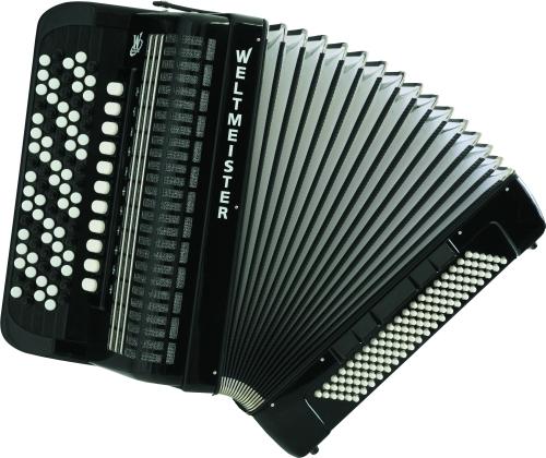 Romance874-IV-120/87-BK Romance 874 РђРєРєРѕСЂРґРµРѕРЅ РєРЅРѕРїРѕС‡РЅС‹Р№ 87/120/IV/11/5, С‡РµСЂРЅС‹Р№, Weltmeister