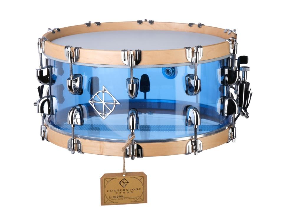 PDSCST654ACB Cornerstone See-Through Blue РњР°Р»С‹Р№ Р±Р°СЂР°Р±Р°РЅ 6.5 x 14", Dixon