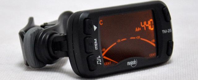 TM-25 РўСЋРЅРµСЂ Рё РјРµС‚СЂРѕРЅРѕРј С†РёС„СЂРѕРІРѕР№ РЅР° РїСЂРёС‰РµРїРєРµ, Musedo