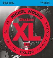 EXL230 XL NICKEL WOUND РЎС‚СЂСѓРЅС‹ РґР»СЏ Р±Р°СЃ-РіРёС‚Р°СЂС‹ Long Heavy 55-110 D`Addario