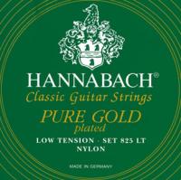 825LT Green PURE GOLD РљРѕРјРїР»РµРєС‚ СЃС‚СЂСѓРЅ РґР»СЏ РєР»Р°СЃСЃРёС‡РµСЃРєРѕР№ РіРёС‚Р°СЂС‹ РЅРµР№Р»РѕРЅ/РїРѕР·РѕР»РѕС‡РµРЅРЅС‹Рµ Hannabach