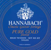 825HT Blue PURE GOLD РљРѕРјРїР»РµРєС‚ СЃС‚СЂСѓРЅ РґР»СЏ РєР»Р°СЃСЃРёС‡РµСЃРєРѕР№ РіРёС‚Р°СЂС‹ РЅРµР№Р»РѕРЅ/РїРѕР·РѕР»РѕС‡РµРЅРЅС‹Рµ Hannabach
